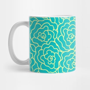 Elegance Seamless pattern with flowers Mug